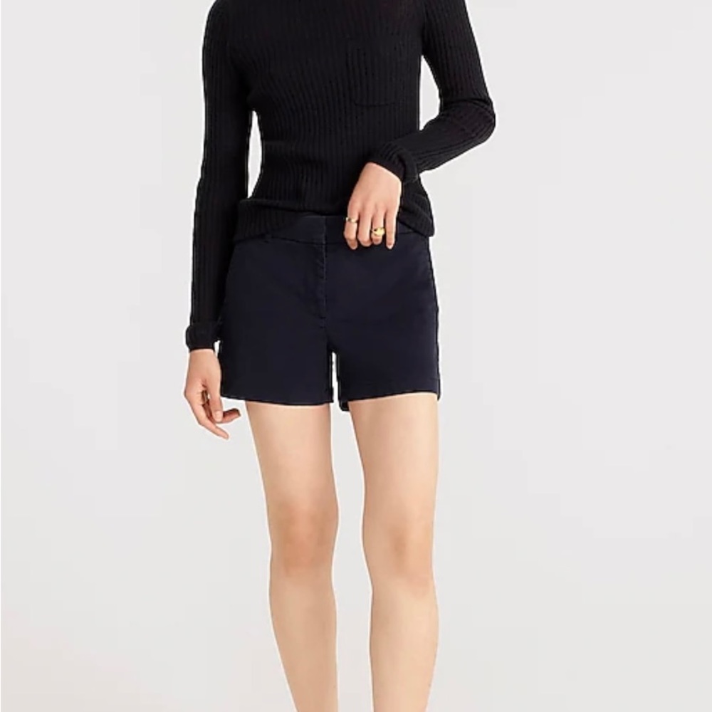 J.CREW 4" stretch chino short / Size 0 / Navy